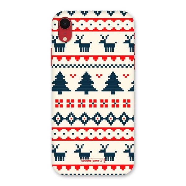 Christmas Design Pattern Back Case for iPhone XR