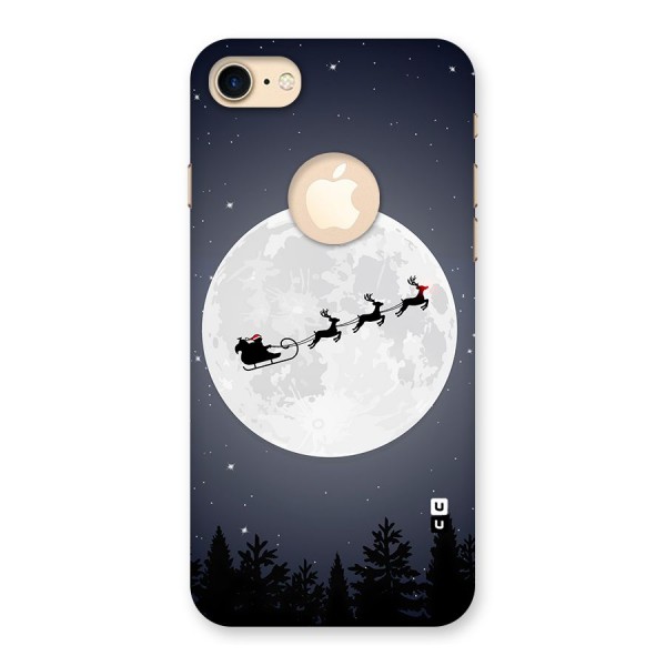 Christmas Nightsky Back Case for iPhone 8 Logo Cut