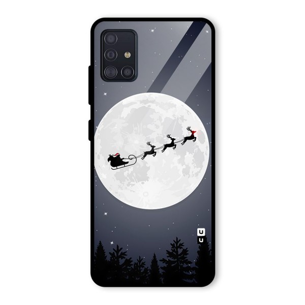 Christmas Nightsky Glass Back Case for Galaxy A51