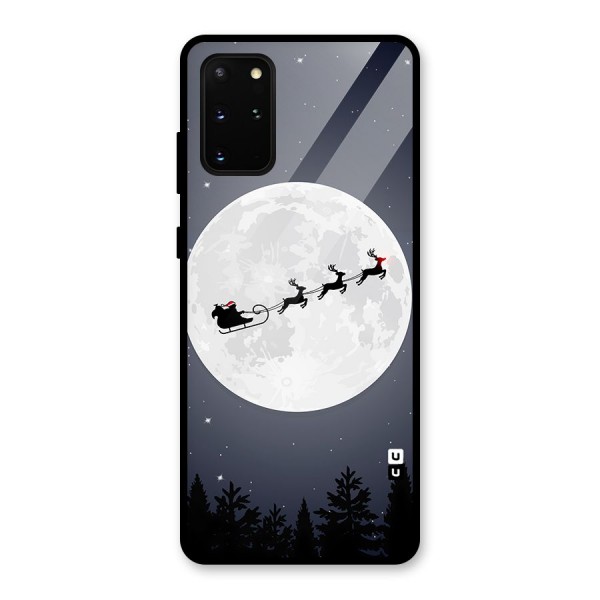 Christmas Nightsky Glass Back Case for Galaxy S20 Plus