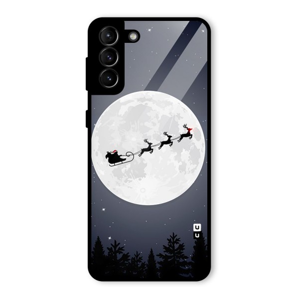 Christmas Nightsky Glass Back Case for Galaxy S21 Plus