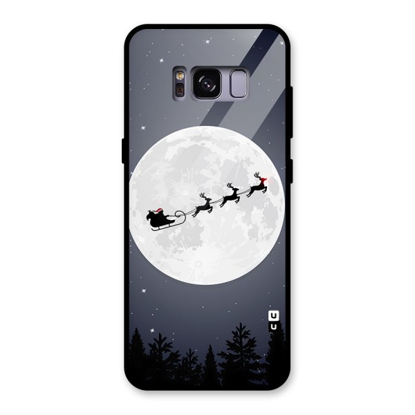 Christmas Nightsky Glass Back Case for Galaxy S8