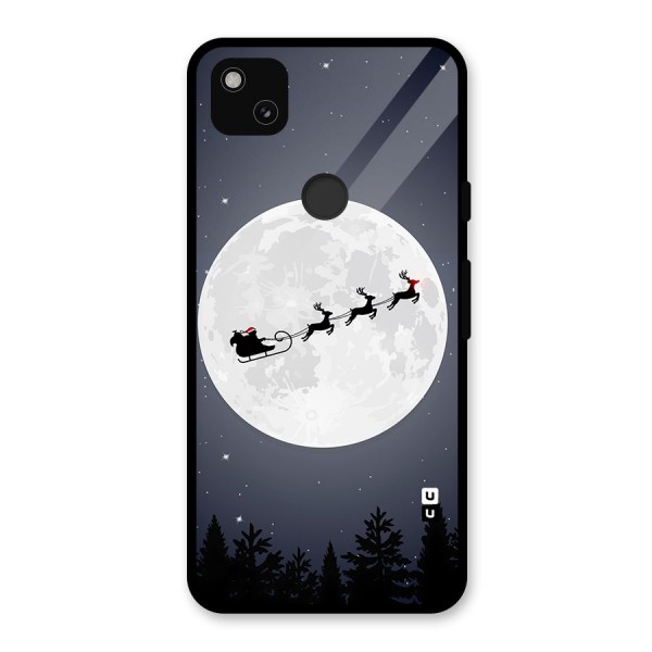 Christmas Nightsky Glass Back Case for Google Pixel 4a