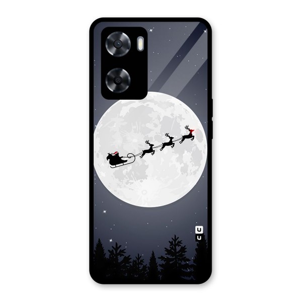 Christmas Nightsky Glass Back Case for Oppo A57 2022