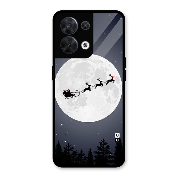 Christmas Nightsky Glass Back Case for Oppo Reno8 5G