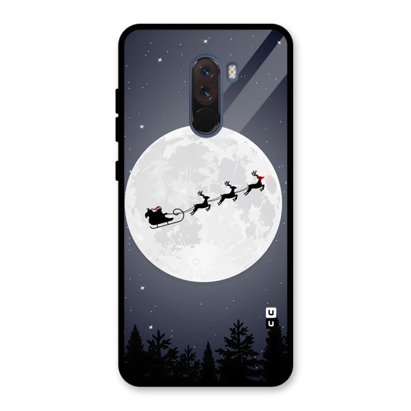 Christmas Nightsky Glass Back Case for Poco F1