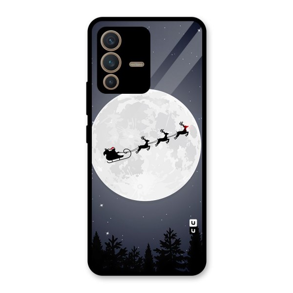 Christmas Nightsky Glass Back Case for Vivo V23 5G