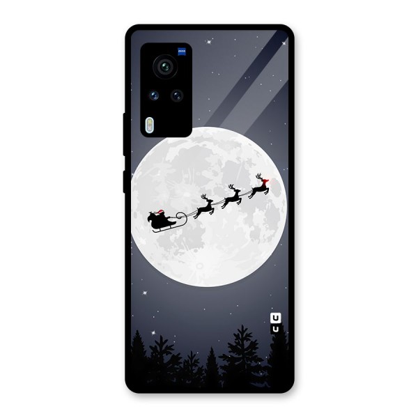 Christmas Nightsky Glass Back Case for Vivo X60 Pro