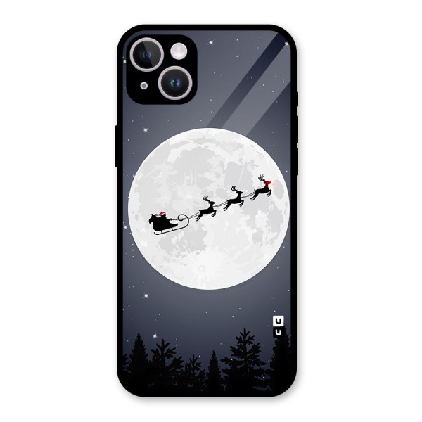 Christmas Nightsky Glass Back Case for iPhone 14 Plus