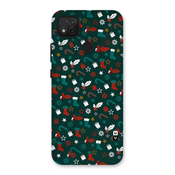 Christmas Pattern Design Back Case for Redmi 9C