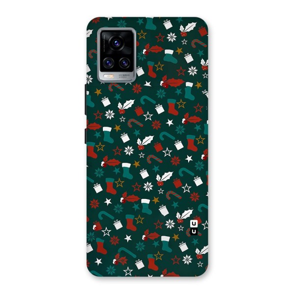 Christmas Pattern Design Back Case for Vivo V20 Pro