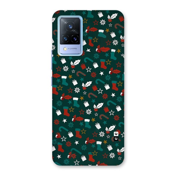 Christmas Pattern Design Back Case for Vivo V21 5G