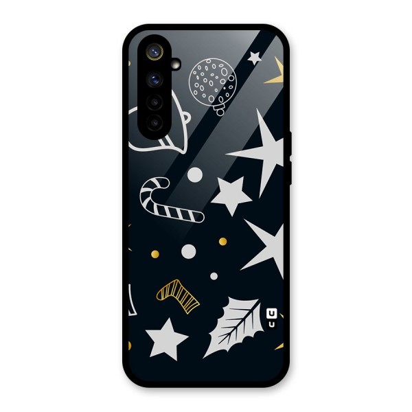 Christmas Special Pattern Glass Back Case for Realme 6