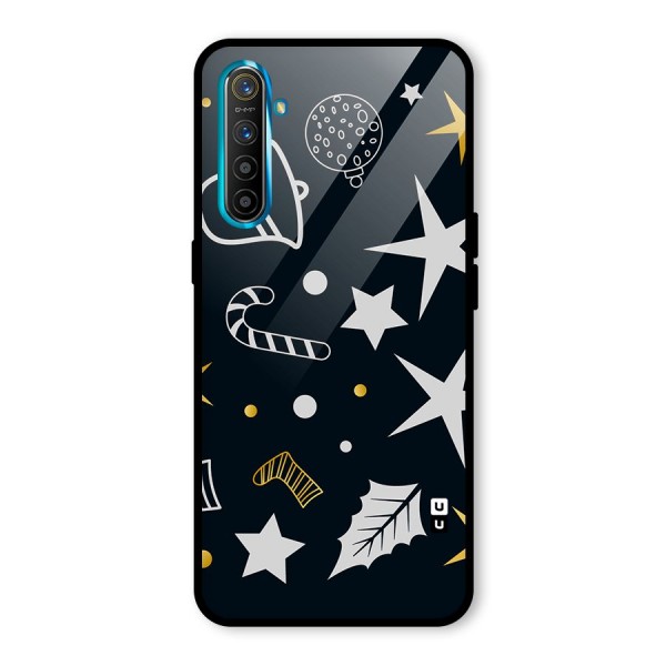 Christmas Special Pattern Glass Back Case for Realme XT