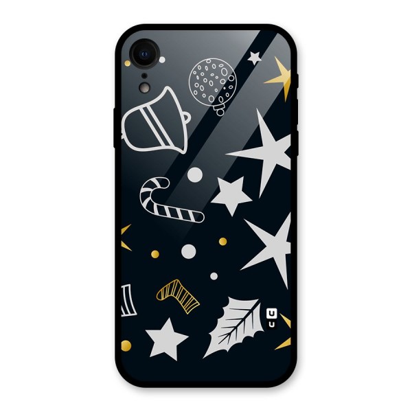 Christmas Special Pattern Glass Back Case for XR