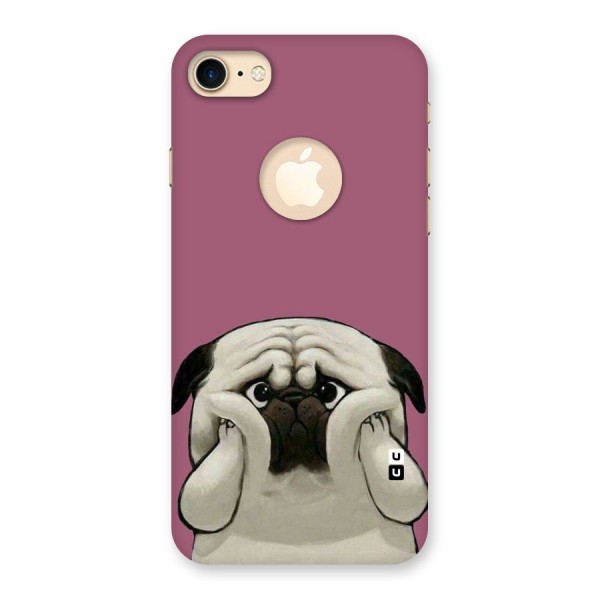 Chubby Doggo Back Case for iPhone 8 Logo Cut