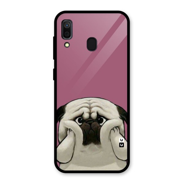 Chubby Doggo Glass Back Case for Galaxy A30