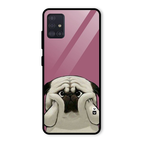 Chubby Doggo Glass Back Case for Galaxy A51