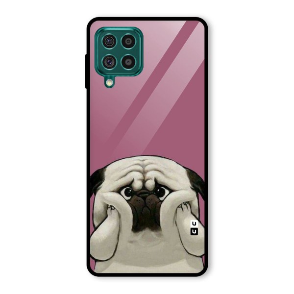 Chubby Doggo Glass Back Case for Galaxy F62