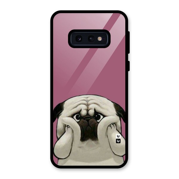 Chubby Doggo Glass Back Case for Galaxy S10e