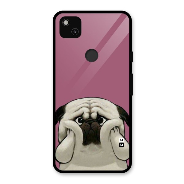 Chubby Doggo Glass Back Case for Google Pixel 4a