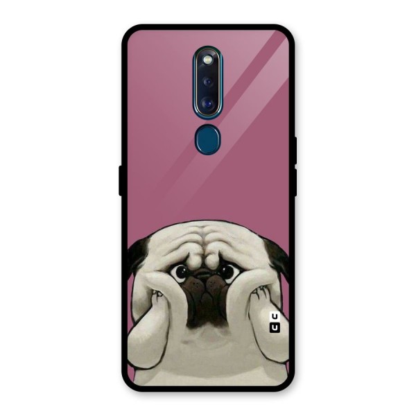 Chubby Doggo Glass Back Case for Oppo F11 Pro