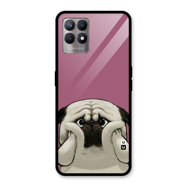 Chubby Doggo Glass Back Case for Realme 8i