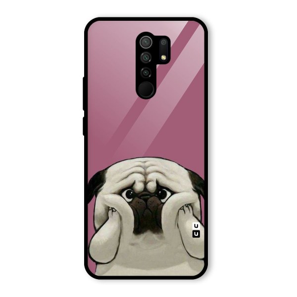 Chubby Doggo Glass Back Case for Redmi 9 Prime