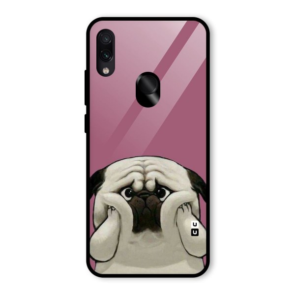 Chubby Doggo Glass Back Case for Redmi Note 7