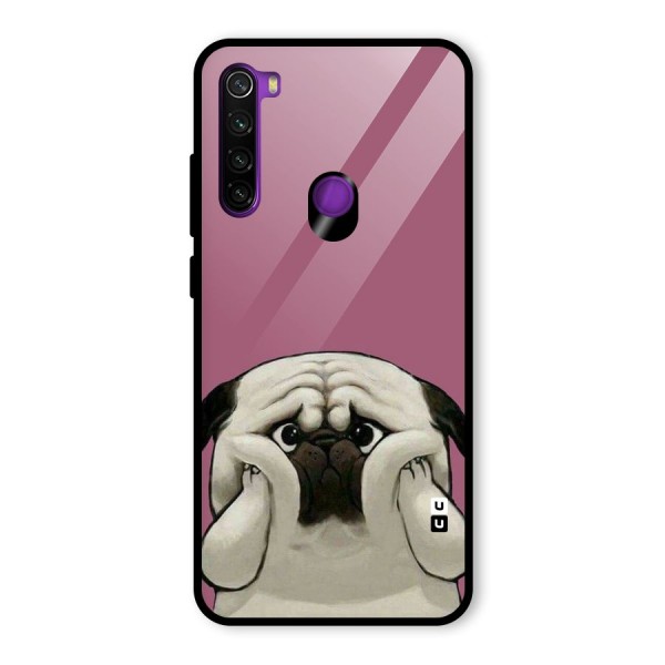 Chubby Doggo Glass Back Case for Redmi Note 8