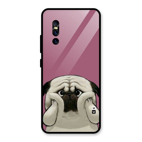 Chubby Doggo Glass Back Case for Vivo V15 Pro