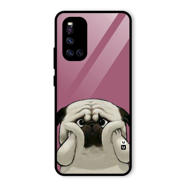 Chubby Doggo Glass Back Case for Vivo V19