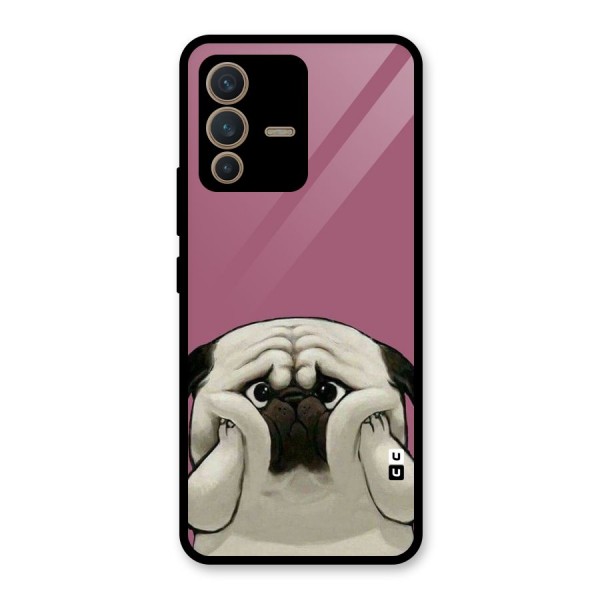 Chubby Doggo Glass Back Case for Vivo V23 5G