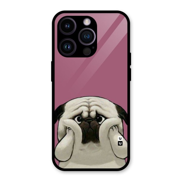 Chubby Doggo Glass Back Case for iPhone 14 Pro