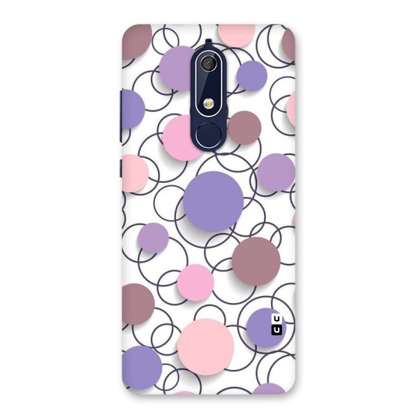 Circles And More Back Case for Nokia 5.1