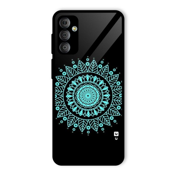 Circles Pattern Art Glass Back Case for Galaxy F23