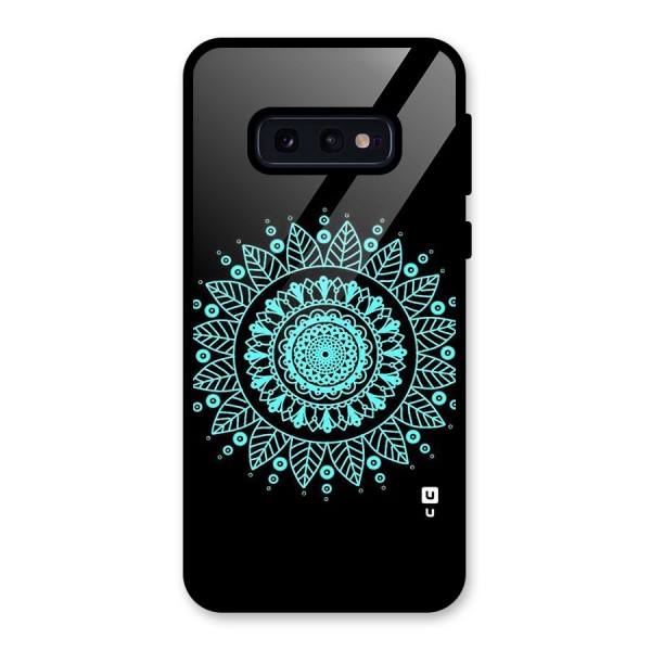 Circles Pattern Art Glass Back Case for Galaxy S10e