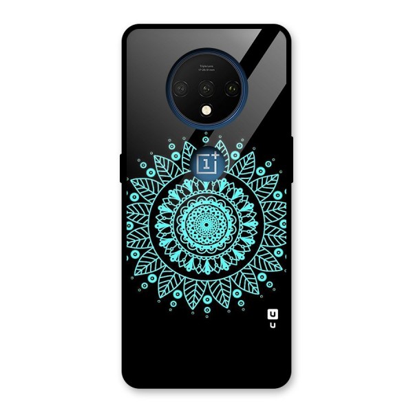 Circles Pattern Art Glass Back Case for OnePlus 7T