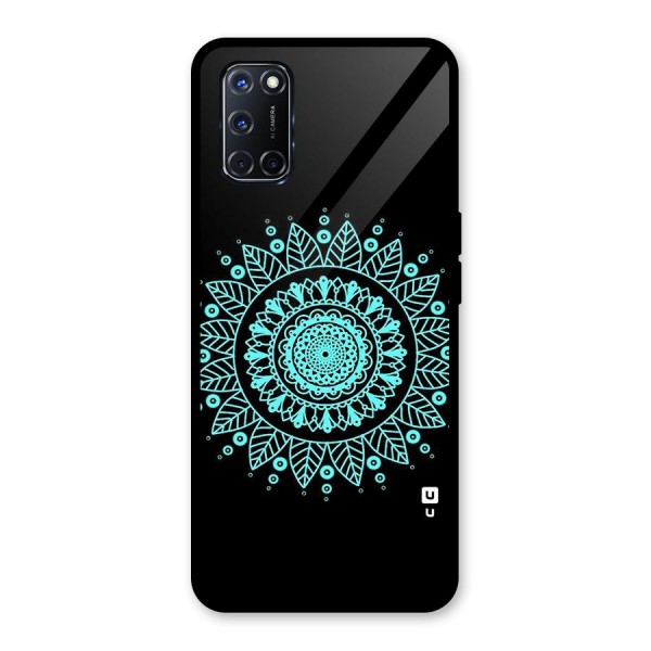 Circles Pattern Art Glass Back Case for Oppo A52