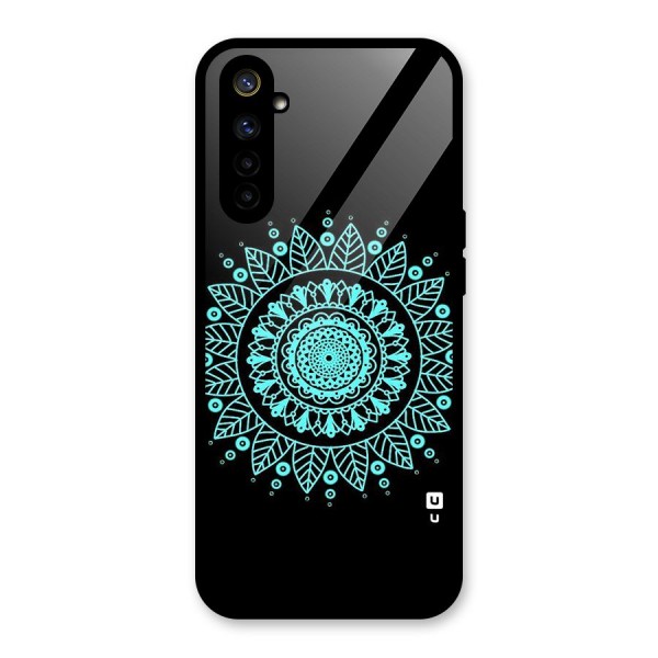 Circles Pattern Art Glass Back Case for Realme 6