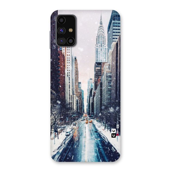 City Snow Back Case for Galaxy M31s