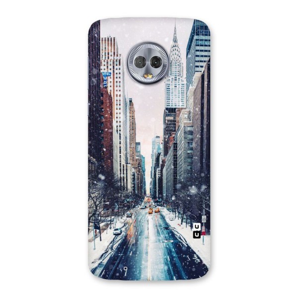 City Snow Back Case for Moto G6