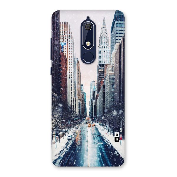 City Snow Back Case for Nokia 5.1