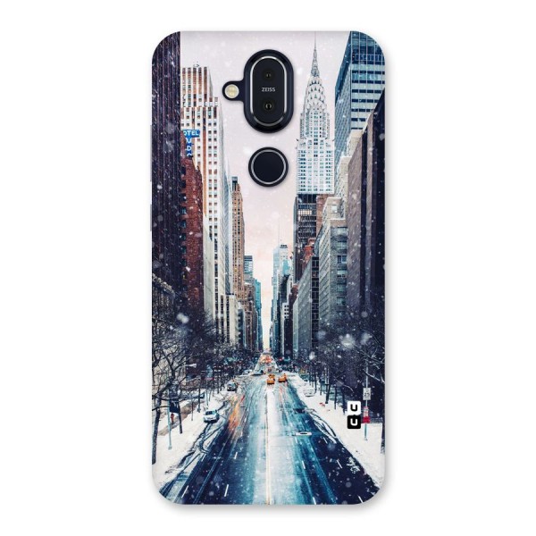 City Snow Back Case for Nokia 8.1