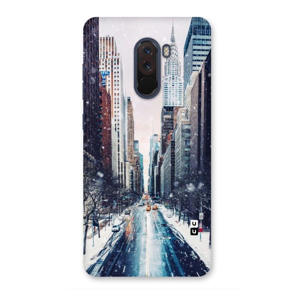 City Snow Back Case for Poco F1