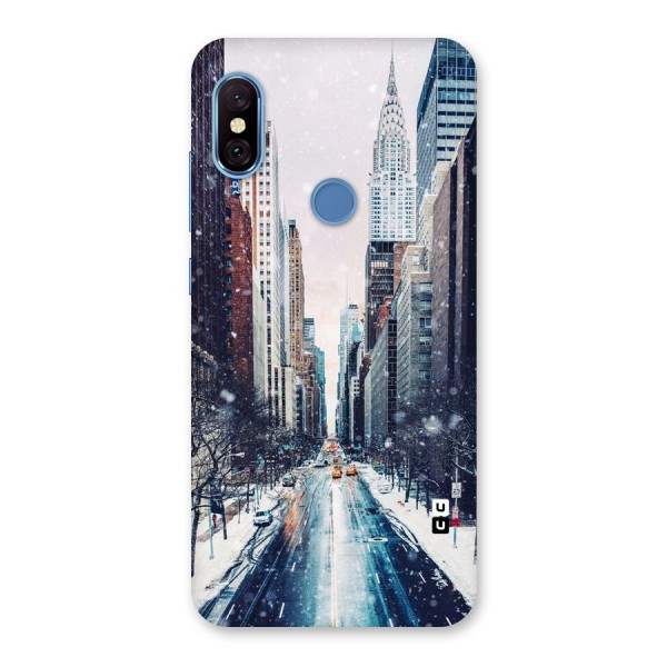 City Snow Back Case for Redmi Note 6 Pro