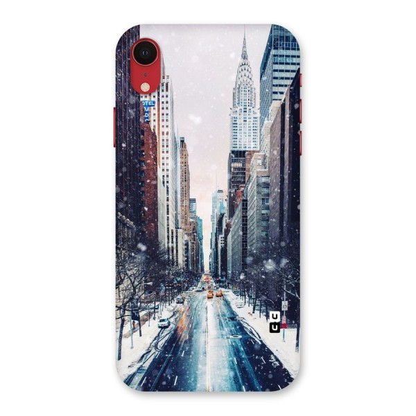 City Snow Back Case for iPhone XR