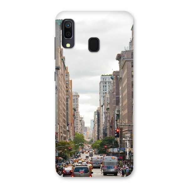 City Street View Back Case for Galaxy A20