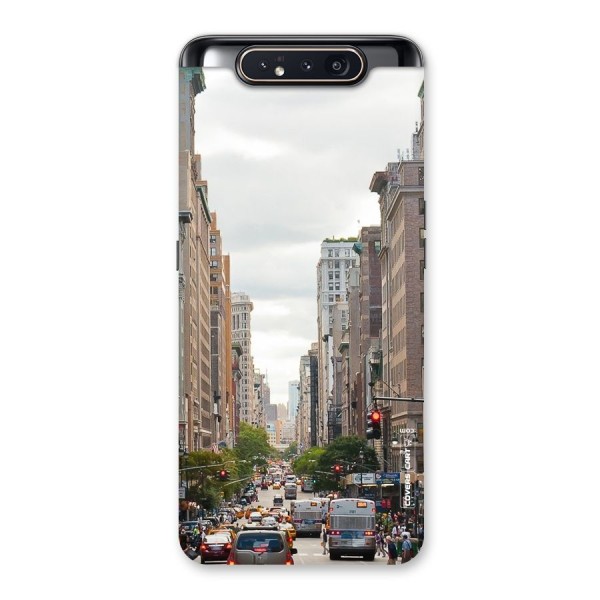 City Street View Back Case for Galaxy A80