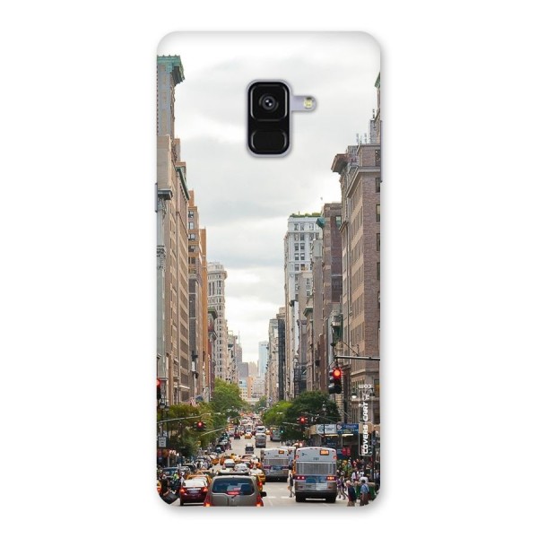 City Street View Back Case for Galaxy A8 Plus